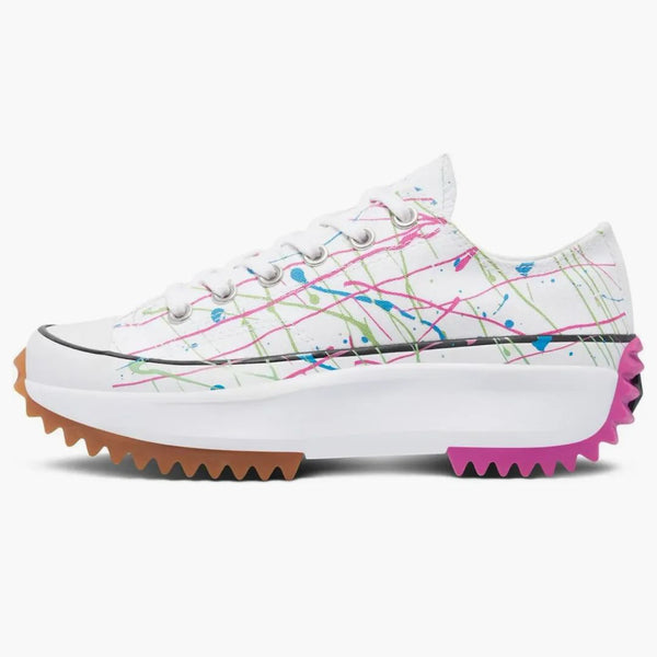 Converse Run Star Hike Ox Paint Splatter White (women's)