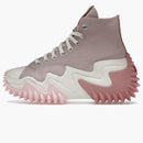Converse run star motion platform stone mauve rust pink