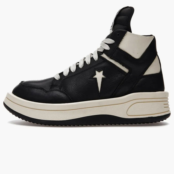 Converse Turbowpn Mid Rick Owens Drkshdw Black Cloud Cream
