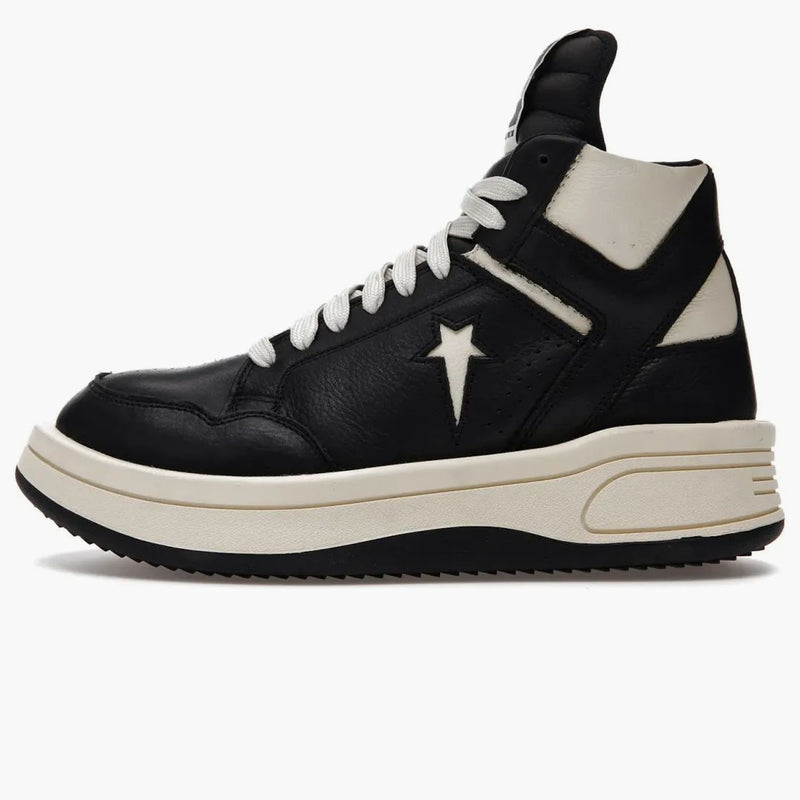 Converse Turbowpn Mid Rick Owens Drkshdw Black Cloud Cream