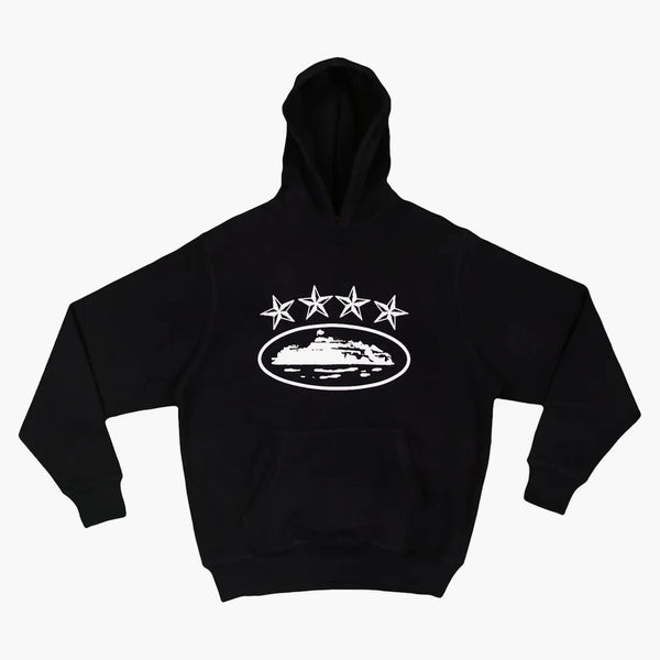 Corteiz 4starz Alcatraz Bluza Black