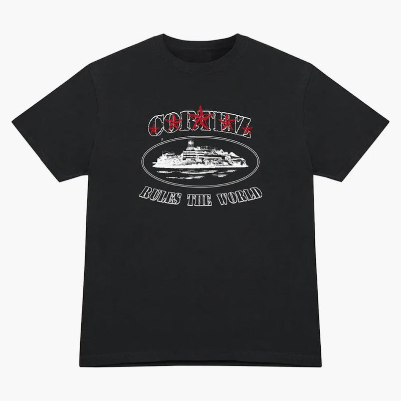 Corteiz 5 Starz Alcatraz Tea Black