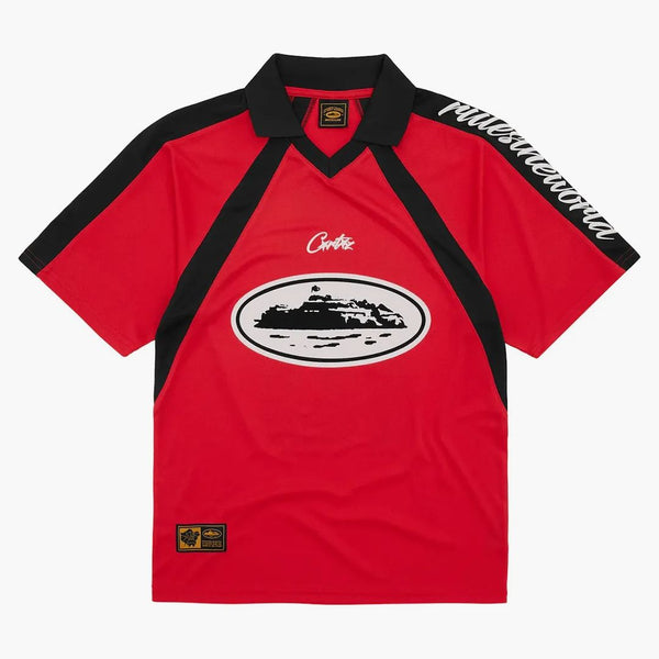 Corteiz Alcatraz Football Jersey Red - Comprar en Hypeneedz