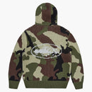 Corteiz Alcatraz Heavy Knit Zip Hoodie Camo