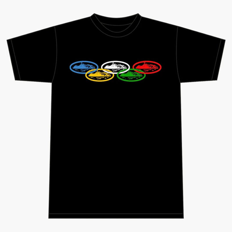 Corteiz Alcatraz olympisk T-shirt svart