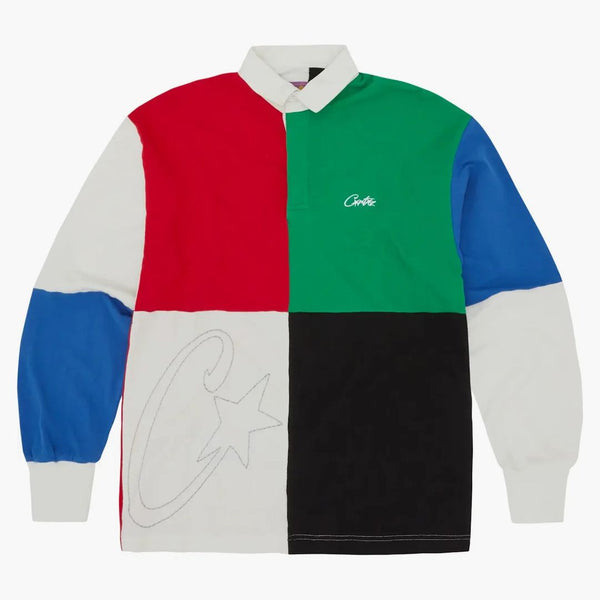 Corteiz C-Star Rugby Shirt Multi