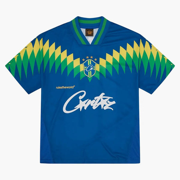 Corteiz Club America Brasil Jersey Blue