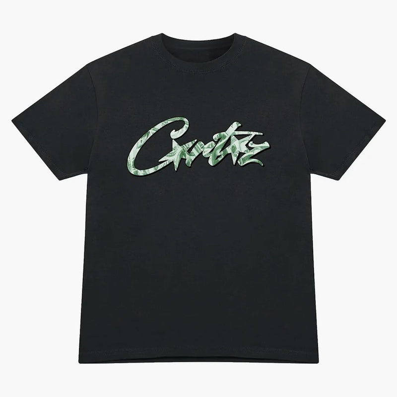 Corteiz Dollar Tee Black