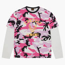 Corteiz Eagle Camo Thermal L/s Top Pink