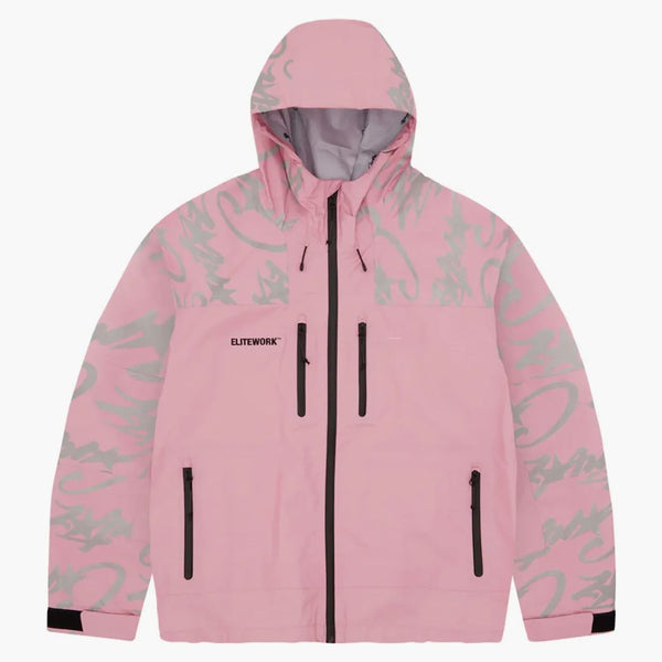 Corteiz Elitework Waterproof Waterproof Jurtera Pink