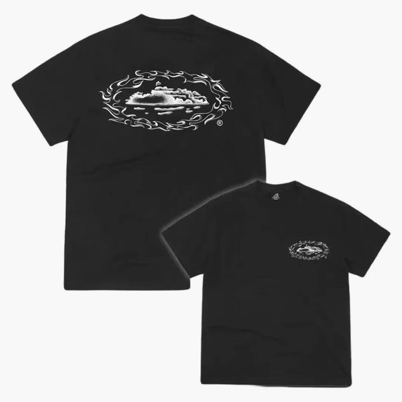 Corteiz Firey Alcatraz T-shirt svart