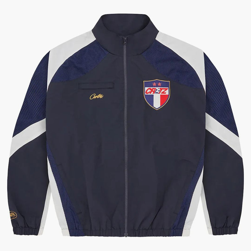 Giacca corteiz francais shuku navy/bianca