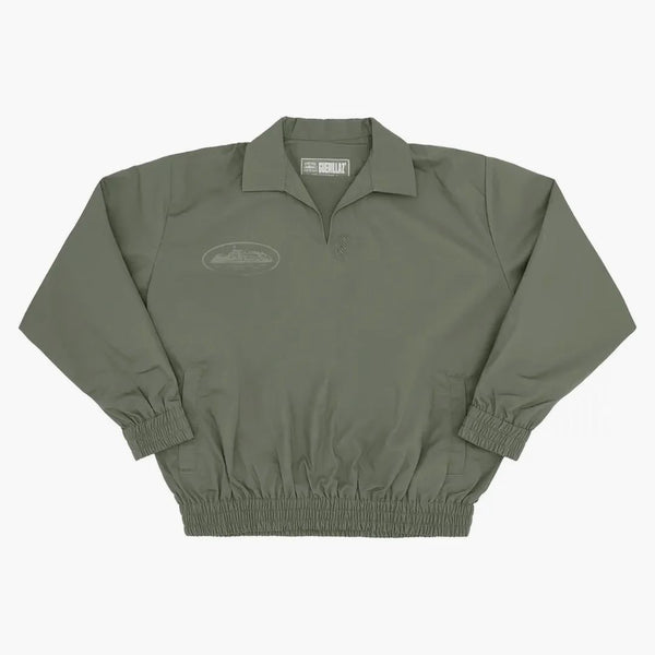 Corteiz Guerrillaz Drilltop Tonal Khaki