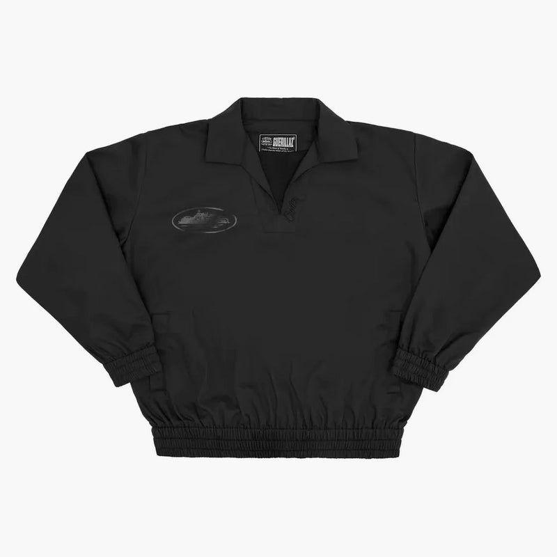 Corteiz Guerillaz Drilltop Triple Black