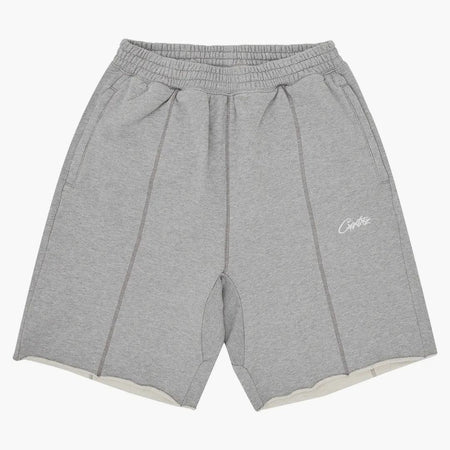 Corteiz HMP Raw Hem Shorts Heather Gray