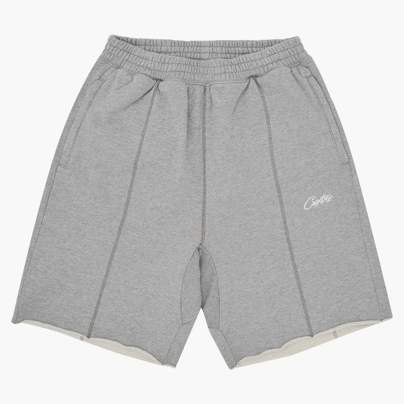 Corteiz Hmp Raw Hem Shorts Heather Grey
