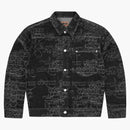 Corteiz Handwritten Denim Trucker Black