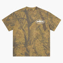 Corteiz Island Puff Print Tee Forest Camo