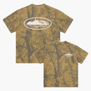 Corteiz Island Puff Print Tee Forest Camo