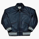 Corteiz Leather Jacket Black