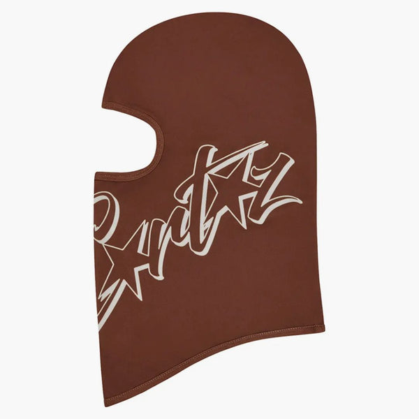 Corteiz Lightweight Ski Mask Brown/White