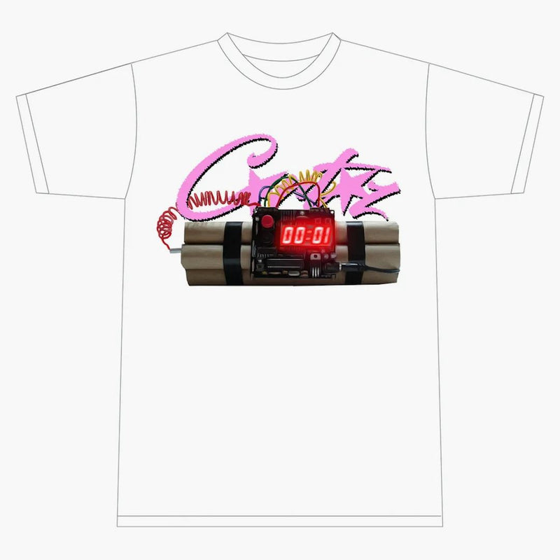 Corteiz no time 4 LUV T-shirt white