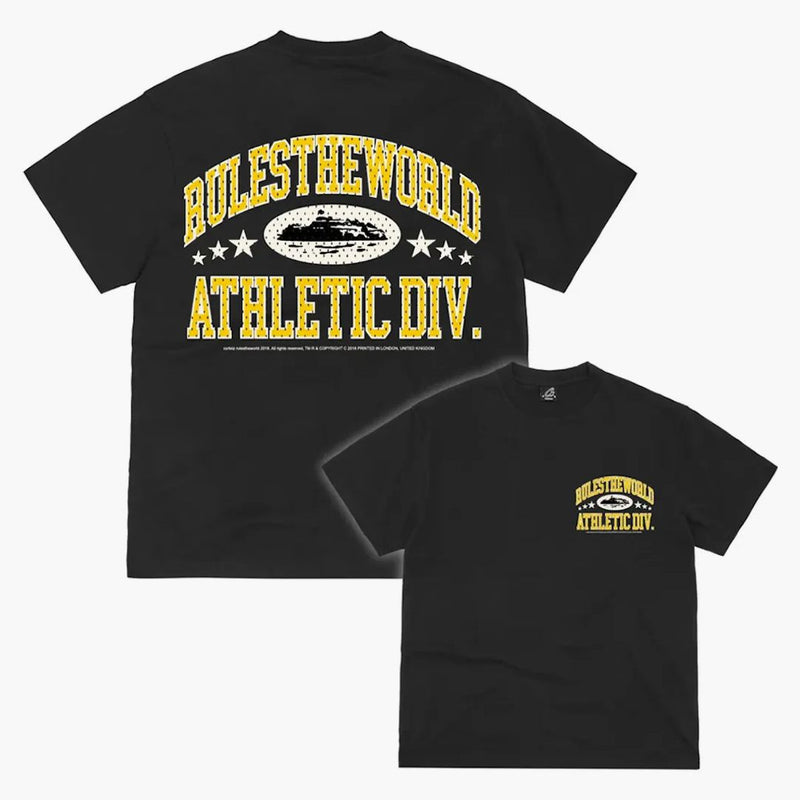 Corteiz Rtw Athletic Division Tee Black