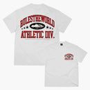 Corteiz rtw athletic division tea white/red