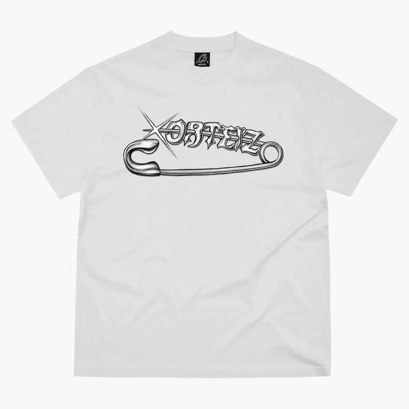 Corteiz Safety Pin Tee White