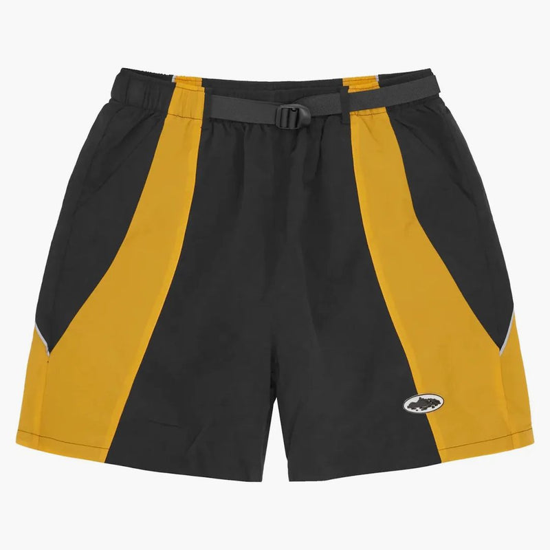 Corteiz Spring Shorts Black/yellow