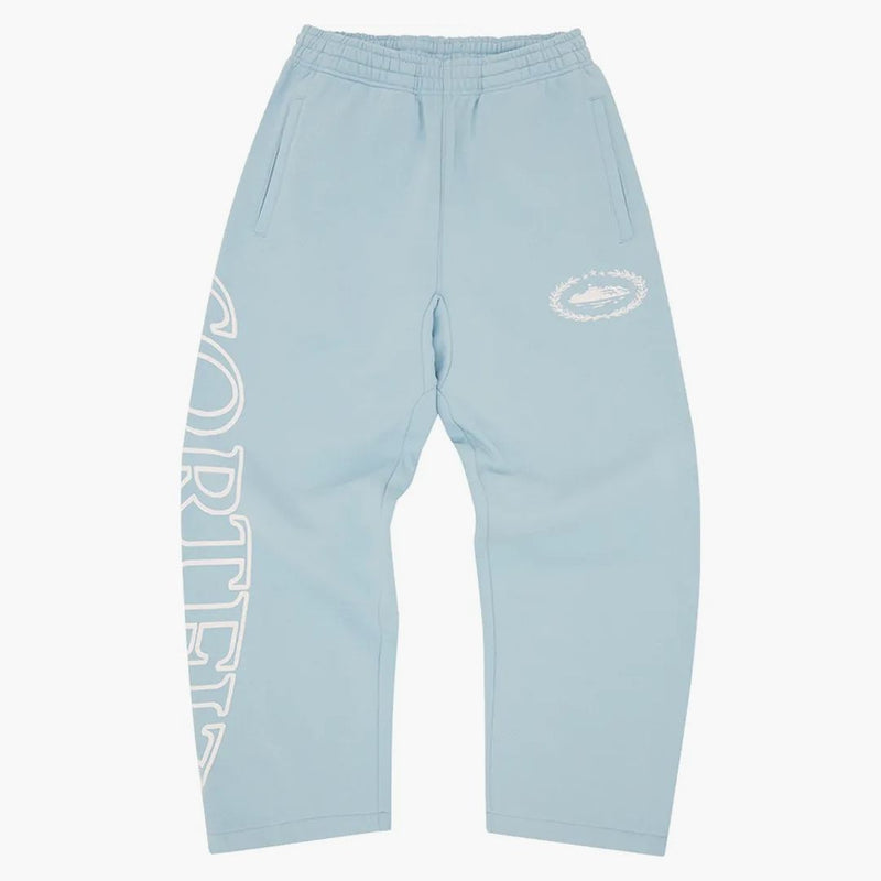 Corteiz Superior Royale Open Hem Pant Baby Blue