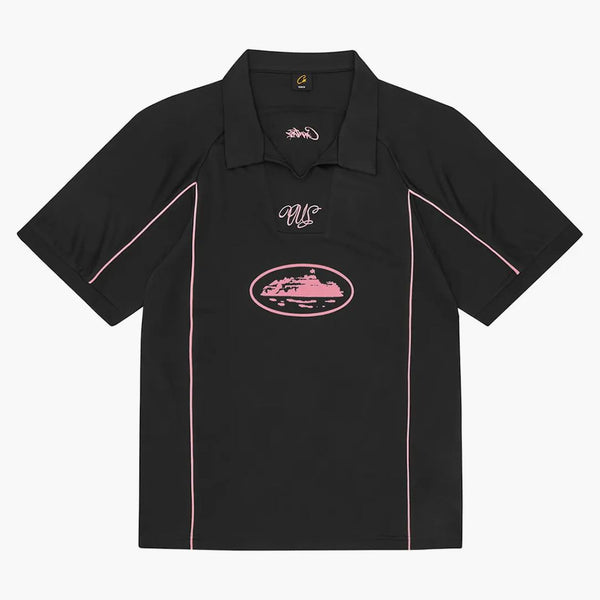 Corteiz Talizm Football Jersey Black/Pink
