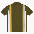 Corteiz VVS Knit Half Zip Khaki