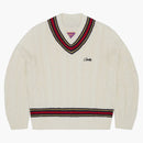Corteiz Wimbledon Knit Sweater White