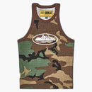 Corteiz Womens Alcatraz Tank Top Woodland Camo