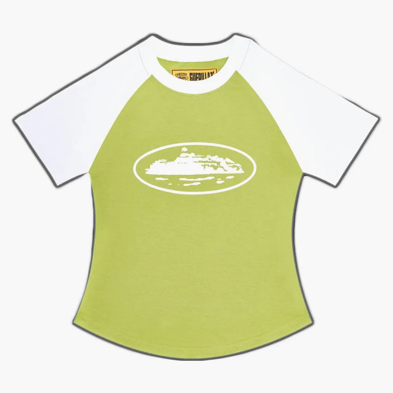 Corteiz Womens Baby Top Sage Green