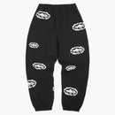 Corteiz X Denim Tears Island Wreath Sweatpant Black
