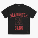 Corteiz X Slaughter Gang 21 Savage Mesh T-Shirt Black