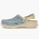 Crocs Classic All-terrain Clog Levi's Sashiko Light Wash