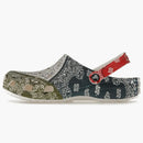 Crocs Classic Fleece Lined Clog Bandana White Red Blue Green