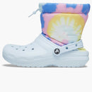 Crocs Classic Lined Neo Puff Boot Tie Dye Mineral Blue