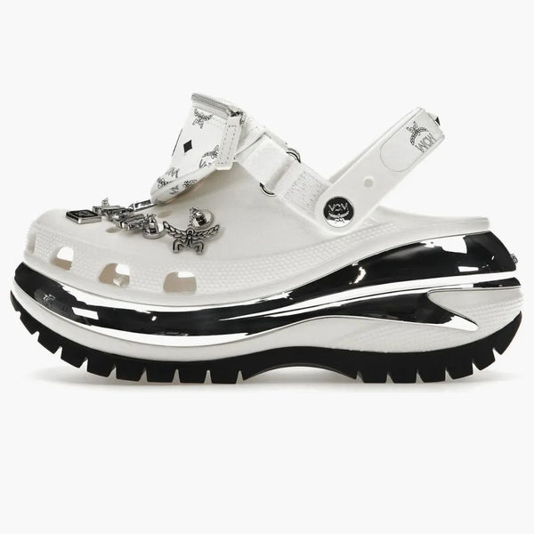 Crocs Classic Mega Crush Clog Mcm Belt Bag White
