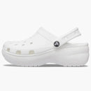 Crocs Classic Platform Clog White (women's)