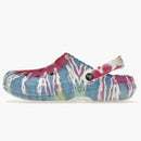 Crocs Classic Tie-dye Lined Clog Powder Blue Multi