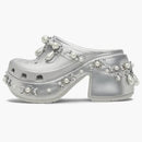 Crocs Siren Clog Simone Rocha Spiked Silver