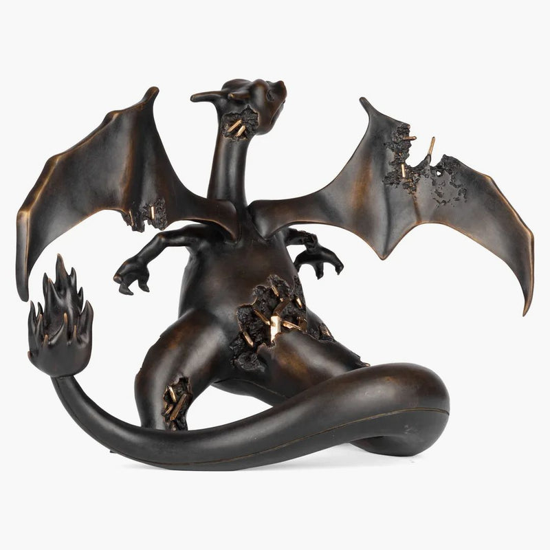 Daniel Arsham Bronze Crystalized Charizard Sculpture (vydání 99)