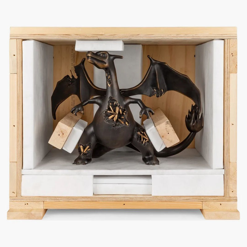Daniel Arsham Bronze Crystalized Charizard Sculpture (vydání 99)