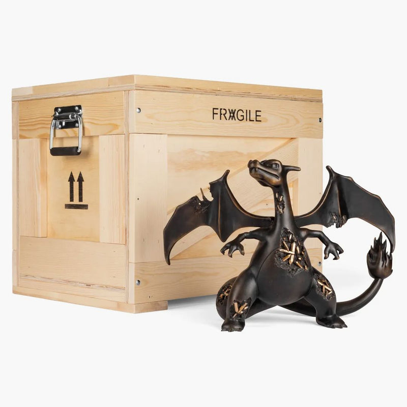 Daniel Arsham Bronze Crystalized Charizard Sculpture (vydání 99)