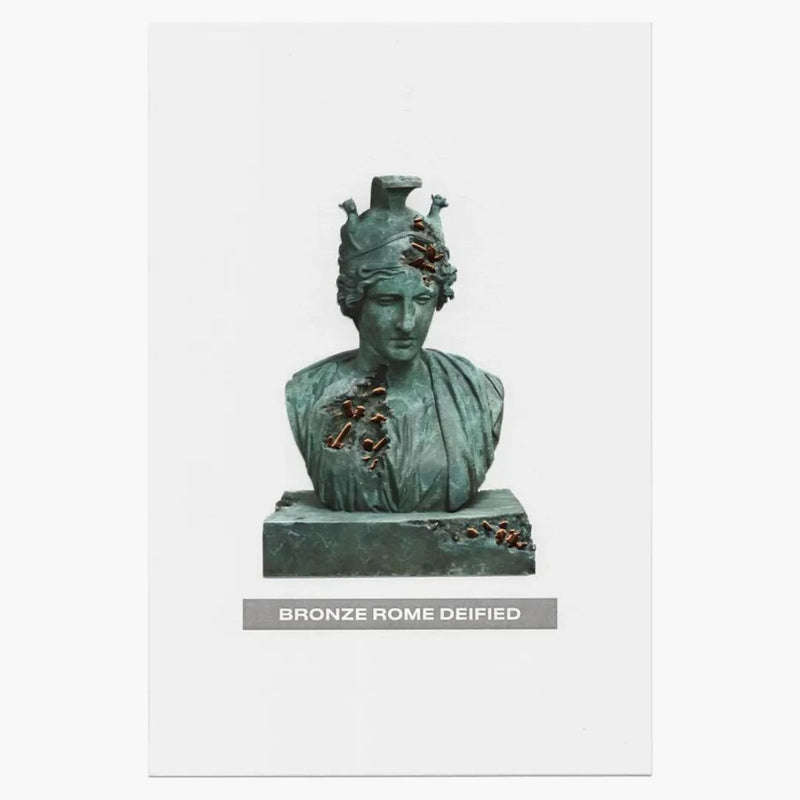 Daniel Arsham bronz erodoval Rome Deified Figure