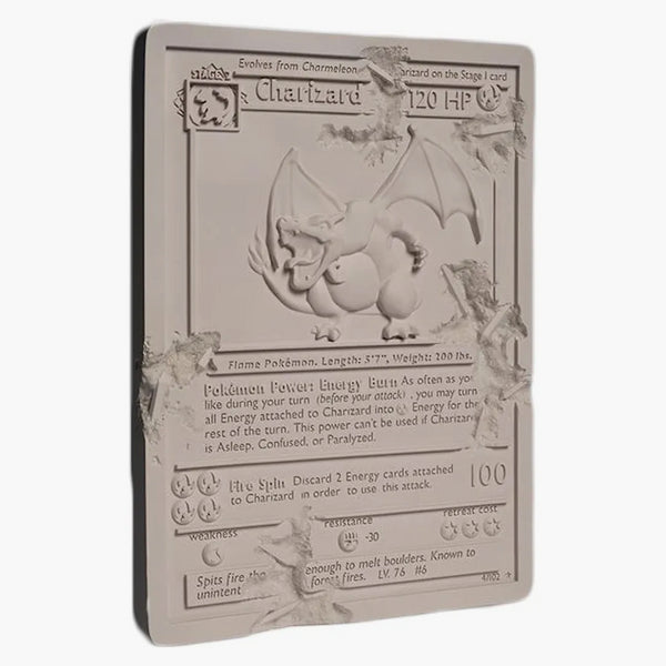 Daniel Arsham Crystalized Charizard Card Sculpture (vydání 500) Pink
